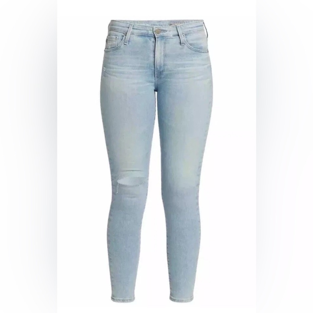 AG-Farrah Ripped High Waist Ankle Skinny Jeans-Size: 32-Color: 27YCXT-NEW!!